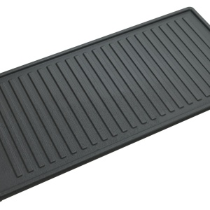 Plita din fonta cu doua fete neteda si striata Cattara ETAGE, 450x205mm - TT14075