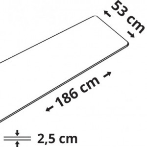 Saltea autogonflabila 186x53x2,5cm Cattara - albastra - TT13321 - Img 3