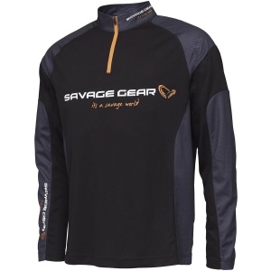 SAVAGE GEAR Bluza Tournament Gear Black INK