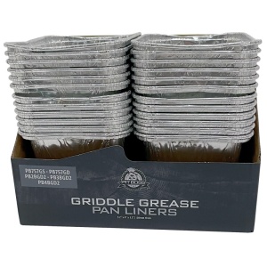 Set 6 tavi de colectare grasime din aluminiu pentru gratar tip plancha cu 2, 3 sau 4 arzatoare Pit Boss Ultimate Plancha - 40959