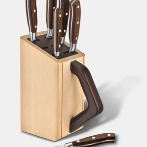 Set pentru bucatarie Victorinox Grand Maitre Knife Block, 6 piese, Wood 7.7240.6 - Img 2