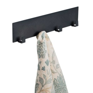 Sina magnetica cu carlige Wenko Black Outdoor Kitchen 30 x 6,5 x 2 cm negru - 55014100 - Img 6