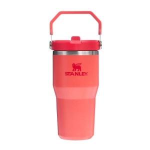 Stanley IceFlow™ Flip Straw Tumbler, 0.6L, Hot Coral