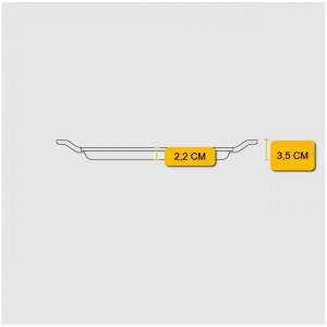 Tava patrata fonta cu doua manere si gauri perforate pentru gratar Chef Collection Lodge 28 cm L-C11SGT 7