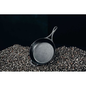 Tigaie adanca rotunda din fonta cu maner triplu asezonata Lodge Blacklock 26 cm - L-BL96SK - Img 2