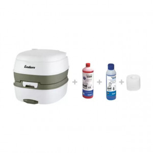 Toaleta portabila Enders Deluxe Starter-Set 15 litri  include solutii de curatare - 4940 5