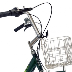 Tricicletă 24" pentru adulți BR CYCLES Pro2008-VB, cadru oțel 16", 7 viteze, frâne V-Brake/tambur, verde kaki - Img 3