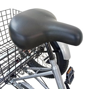 Tricicletă adulți BR Pro2025, 24", 7 viteze, frâne pe disc, cadru din oțel 15", negru - Img 6
