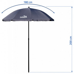 Umbrela Cattara Terst 180 cm gri - TT13490 - Img 5