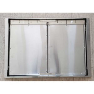 Usa din inox cu cadru built-in 81 x 57 x 4 cm pentru insula si bucatarie exterioara Grandhall Elite 4B - A08001005T - Img 2