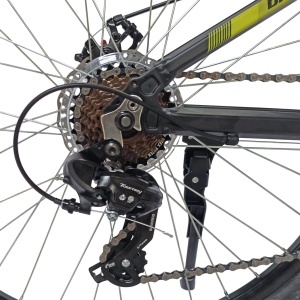 Bicicleta BR TSUNAMI PRO2025 26", 21 viteze, frane pe disc, cadru otel 14.5", manete secventiale, negru - Img 9