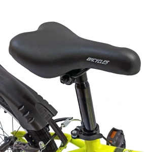 Bicicletă copii BR Neptune 20", cadru oțel, galben fluo, varsta 7 - 10 ani - Img 5