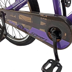 Bicicletă copii BR Neptune 20", cadru oțel, violet, varsta 7 - 10 ani - Img 5
