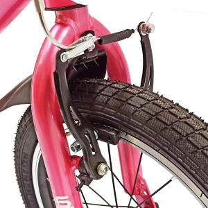 Bicicletă copii BR Neptune Kids 16", cadru oțel, roz, varsta 4 - 6 ani - Img 13