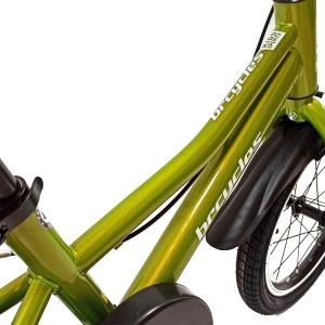 Bicicletă copii BR Neptune Kids 16", cadru oțel, verde, varsta 4 - 6 ani - Img 4