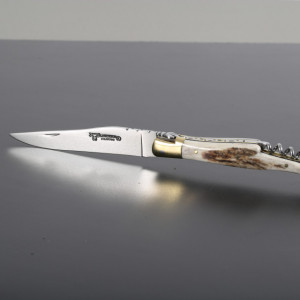 Briceag cu Tirbuson Laguiole en Aubrac, Maner Corn Cerb lama 12cm - LGL0312BCL/FSJ1 2