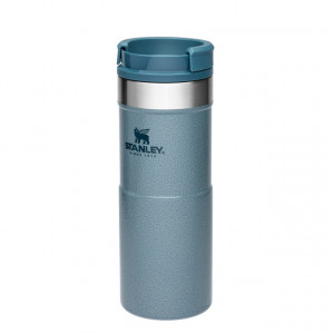 Cana Termoizolanta Stanley The NeverLeak™ Travel Mug Hammertone Ice 0.35L - 10-09855-009 2