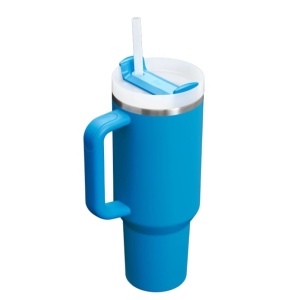 Cana termoizolanta Stanley The Quencher H2.O FlowState Tumbler 1.20L, Azure 10-11824-268 - Img 2