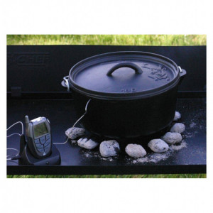 Ceaun din fonta cu capac - cuptor olandez Camp Chef 25,4 cm 3,8 litri CC-SDO10 5