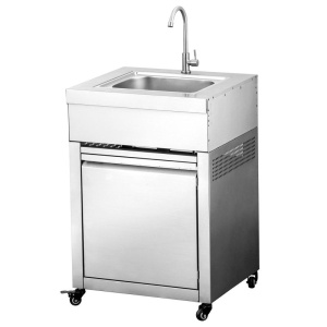 Chiuveta de exterior Grandhall incastrabila cu carucior si roti - K01000118A
