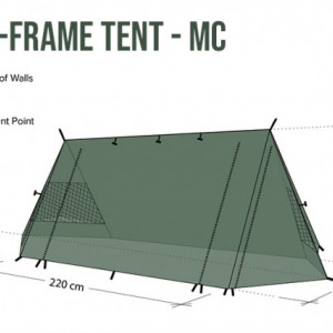 Cort 2 Persoane DD A-Frame Camo - 0707273932129 8