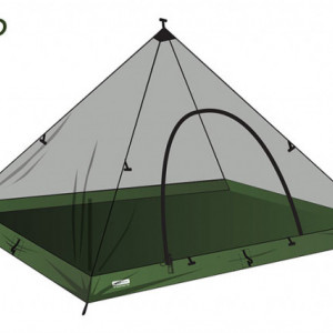 Cort DD Hammocks SuperLight Pyramid XL- Panza Anti Insecte - 0707273932112