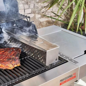 Cutie de afumare Made2Match pentru gratare Char-Broil Professional Pro, Core - 140071 5