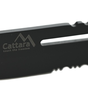 Cutit outdoor Cattara Warrior 22.5cm, teaca tactica cu prindere curea - TT13221 - Img 4