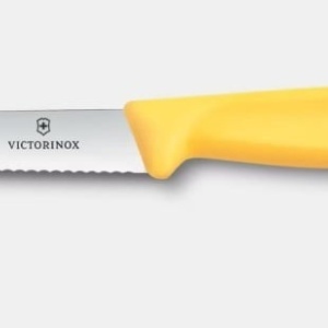Cutit pentru decojit Victorinox Swiss Classic Paring Knife, lama 10cm, maner galben Polipropilena - 6.7738.C1