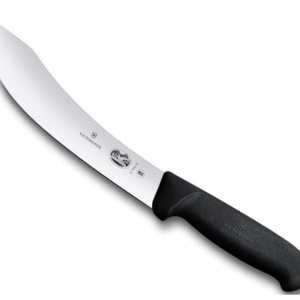 Cutit pentru jupuit Victorinox Skinning Knife, lama 18cm, Black 5.7703.18