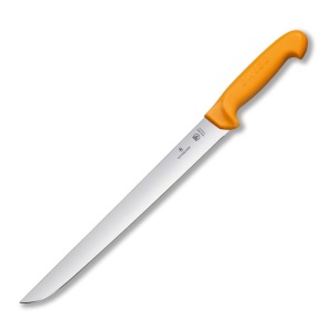 Cutit pentru macelarie Victorinox Swibo Cutlet & Steak Knife, lama 31cm, Orange 5.8433.31