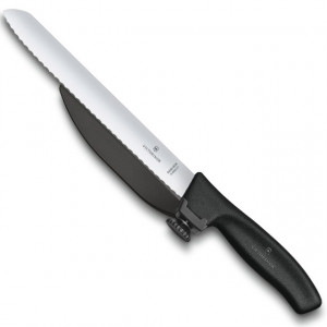 Cutit Victorinox DUX pentru feliat cu ghidaj, lama 21cm - 6.8663.21
