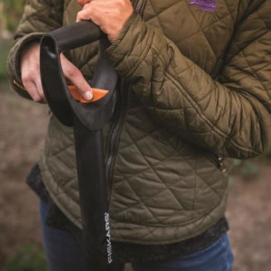 FISKARS Cazma telescopica pentru plantat si bordurat Fiskars SmartFit, varf rotunjit, 1054 ÷ 1250 mm, 1730 g - 1000620 - Img 4