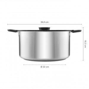 FISKARS Oala cu capac Fiskars Functional Form, 7 L - 1026579 - Img 4