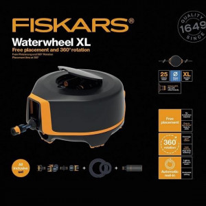 FISKARS Set furtun cu tambur Fiskars XL, 20 m lungime furtun, tambur ...