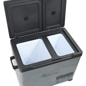 Frigider auto cu compresor Alpicool Dual 40l, 230/24/12V -20°C control prin aplicatie, doua compartimente - Img 3