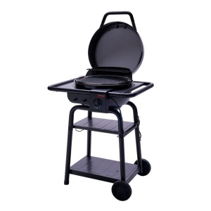 Gratar electric 2.100 W si pe carbuni hibrid, 370 grade Celsius, TRU-Infrared, Char-Broil Patio Bistro E2Coal - 140255 - Img 7