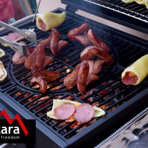 Gratar pe carbune din fonta Royal Clasic Cattara 102 x 60 x 106 cm - TT13040 - Img 4