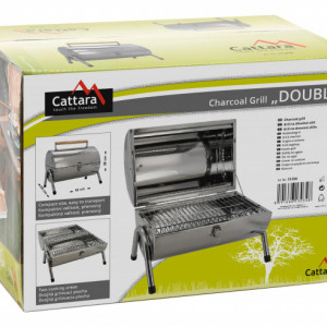 Gratar pe carbuni DUBLU 2x 38cm Cattara TT13034 - Img 8