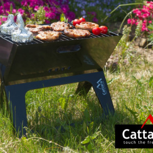 Gratar pe carbuni PIRAN Cattara 28 x 43 cm pliabil TT13003 - Img 8