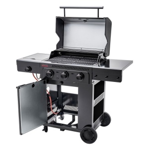 Gratar pe gaz Char-Broil Essential 3 G cu 3 arzatoare, grile din fonta, TRU-Infrared -140234 - Img 4