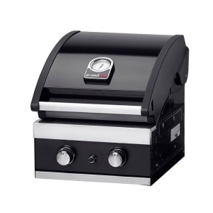 Gratar pe gaz cu 2 arzatoare din inox, incastrabil, gratare din fonta, Grandhalll Classic - K02000232A - Img 2