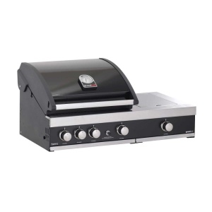 Gratar pe gaz cu 3 arzatoare din inox Grandhall Premium GT3 si arzator lateral sear burner - K03000281A, incastrabil - Img 3
