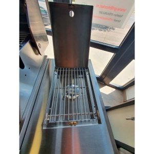Gratar pe gaz din inox ALL GRILL Allrounder L cu 4.1 arzatoare si arzator ceramic pentru rotisor - 100304 - Img 15