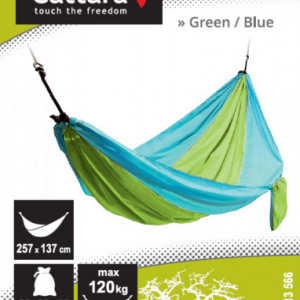 Hamac 275x137cm Cattara - verde/albastru - TT13566 - Img 4