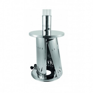 Incalzitor de terasa din inox tip ciuperca masa servire Eco-Plus 9 Kw Activa - 13050ES 2