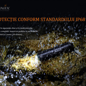 Lanterna Fenix E01 V2.0 - 100 Lumeni - 35 Metri - Albastru - ADV-427-005 6