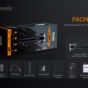 Lanterna profesionala Fenix LR80R - 18000 Lumeni - 1130 Metri - ADV-448-001 8