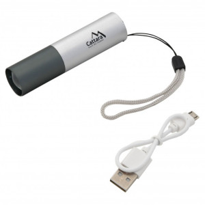 Lanterna reincarcabila LED 120lm Zoom Silver Cattara TT13164 - Img 2