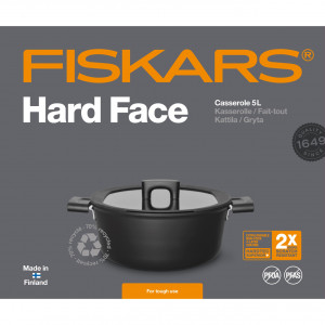 Oala cu capac Fiskars Hard Face, Ø 26 cm, 5 L - Img 5